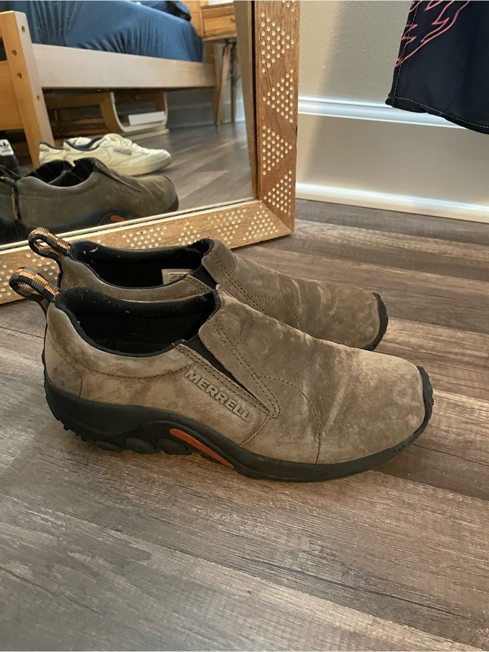 Merrell Men's Taupe Suede Slip-On Jungle Moc
